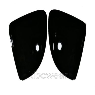Black Side Wing Mirror Caps Cover for VW Nivus T-cross 2020 2021 2022 T-roc Troc Replace for Skoda Octavia III 2014 2019_autovado.com