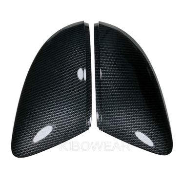 Side Wing Mirror Caps Cover for Skoda Octavia Mk3 A7 2014 2019 VW T-ROC T-cross Nivus (Carbon Look) 2020 2021 2022 Replace _autovado.com