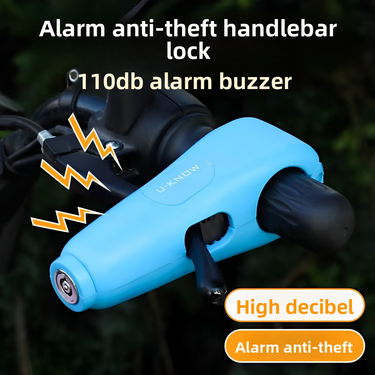 Electric Bike Front Brake Anti-Theft Alarm Motorcycle Fixed Portable Throttle Handlebar Lock Riding Gear_autovado.com