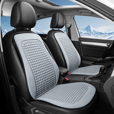 Cool silk tie-free seat cushion summer car front/co-driving single massage cushion wholesale price factory direct supply_autovado.com