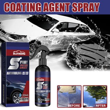 Rayhong Coating Agent Spray, Maintenance Paint Decontamination Blackening Brightening Automotive Coating Nano Coating Spray_autovado.com