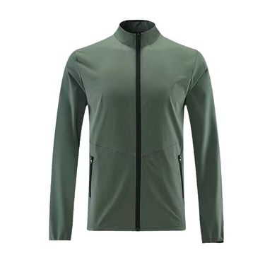 Men's Clothing Casual Jacket Thin Quick-Drying Stand-Up Collar Outdoor Sports Casual Versatile Jacket _autovado.com
