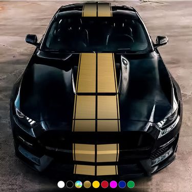 6-pack Parallel Line Car Universal Model Roof Decal Decoration Engine Hood Modification Sticker_autovado.com