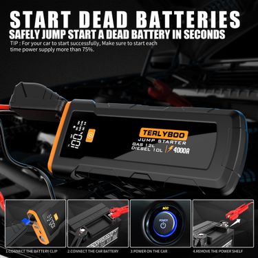 New Car Emergency Jump Starter Bank Large Capacity UL2743/KC/ Design Power_autovado.com
