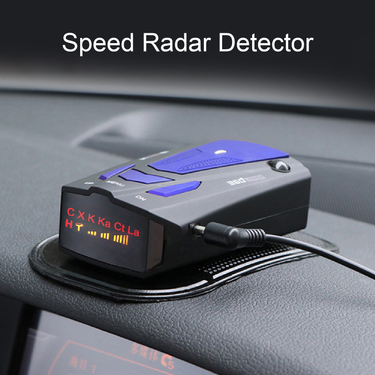 V7 12V 360 Degrees Speed Radar Detector Long Range Voice Alert Laser Radar Detector for Vehicles_autovado.com