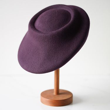 Hot Sale Winte for Women French Style Wool Beret Party Wedding Craft Head Pieces Ladies Fascinators Pillbox Hats_autovado.com