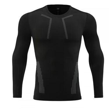 Men's Clothing Long-Sleeved Tights Men's Sports t-Shirt Fitness Breathable Quick-Drying Running Training Suit Basketball Long Sleeves_autovado.com