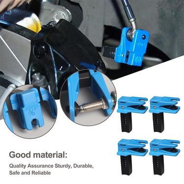 compatible With Multiple Sizes Automotive Repair And Maintenance Hardware Tools. 4-piece Set Of Vertical Oil Pipe Clamps_autovado.com