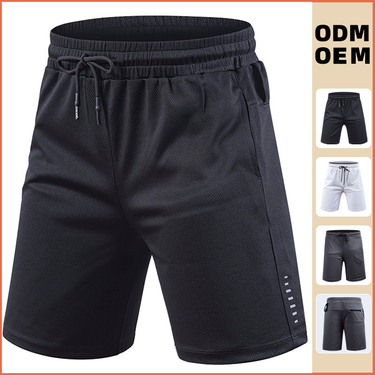 Men's mesh, loose, breathable, running pants, outdoor sweaty, basketball training shorts, summer_autovado.com