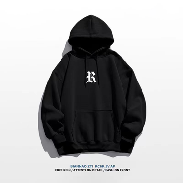 2023 autumn and winter foreign trade loose large-size hoodie cotton sweater thin loose off-shoulder style_autovado.com