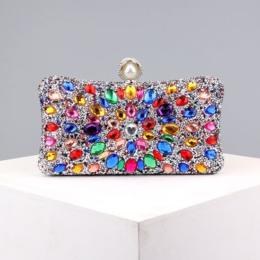 Popular diamond-encrusted bag dinner bag women's fashion banquet versatile dress evening bag_autovado.com