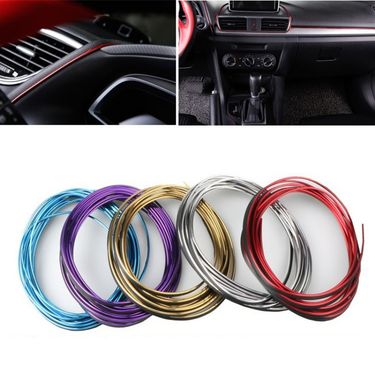 Trim Line Interior Modification Special Car Door Panel Gap Dashboard Decorative Bright Strip 3/5M_autovado.com