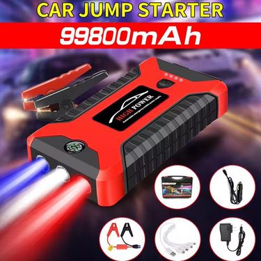 Car Emergency Power Supply 12V Medium Thin Car Starting Ignition Notebook Charging Treasure Belt SOS Light_autovado.com