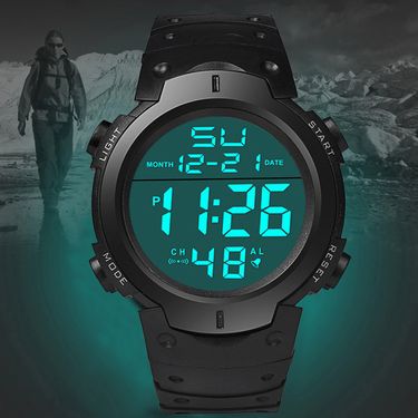 Factory wholesale male and female student fashion large screen electronic watch Middle School student girlfriends couple sports electronic watch_autovado.com
