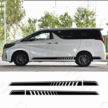 Suitable For Toyota Alphard Side Skirt Decal Car Sticker, Personalized Modification Scratch Decoration Sticker_autovado.com