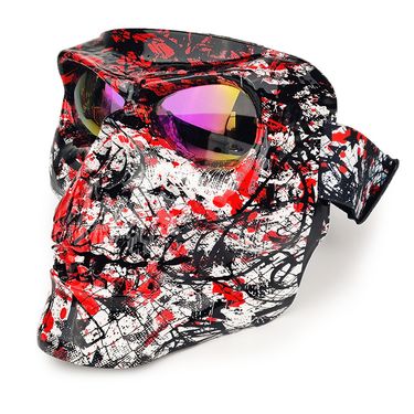 Glasses Water To Ghost Head Wind Mirror Motorcycle Riding Mask Windproof And Warm Outdoor Protection_autovado.com