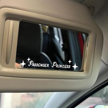 car stickers passenger princess personality car stickers rearview mirror decorative stickers inspirational positive energy_autovado.com