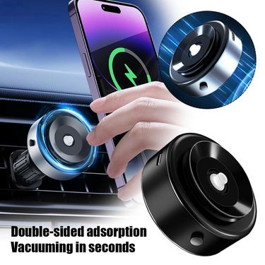 vacuum Adsorption Super Stable Suction Cup Car Rotation Adjustment Navigation Support Live Broadcast Bracket_autovado.com