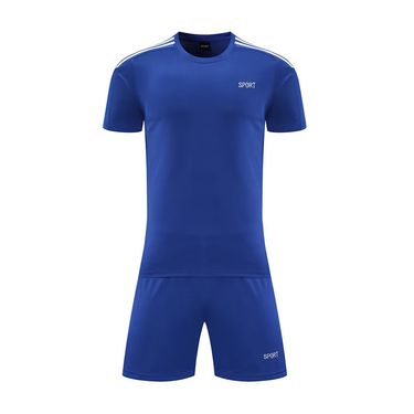 Men's Clothing training suit short-sleeved student sports football clothes printed summer new football suit suit men_autovado.com