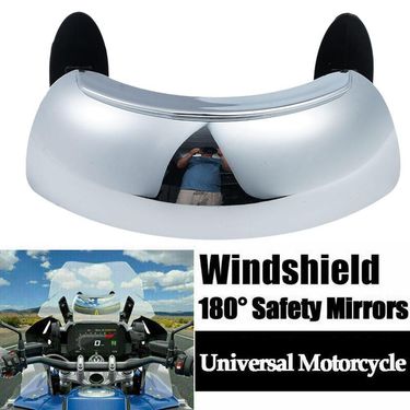Motorcycle Off-road Vehicle Modification Accessories: 180 ° Wide-angle Rearview Mirror, Full Angle, No Blind Spots,_autovado.com
