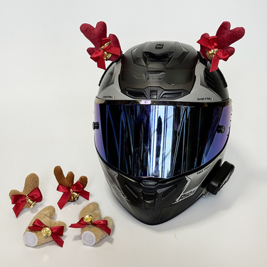 Elk Antler Motorcycle Horn Cat Ear Accessories Ski Universal Helmet Decoration_autovado.com