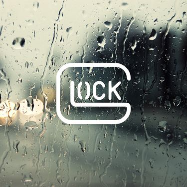 personality fashion creative stickers GLOCK English letters car stickers pattern_autovado.com