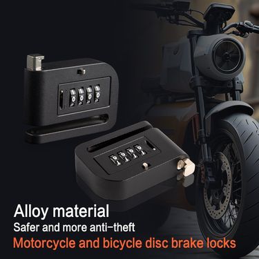 Mountain Bicycle Password Road Bike Anti-theft Motorcycle Disc Brake Lock_autovado.com
