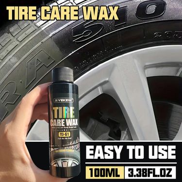 Ryekew Coating Wax Tire Shine Agent Car Cleaning Maintenance Blackening Stain Removal_autovado.com