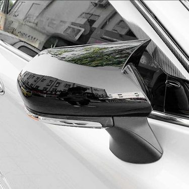 Suitable For Camry Cow Horn Rearview Modification, Dragon Replacement Decoration, Reverse Mirror Cover_autovado.com