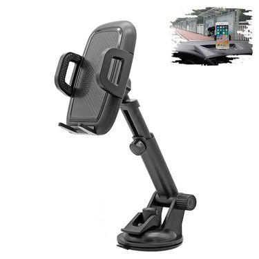 car mobile phone holder | plastic mobile phone holder 160-093BS | multi-use mobile phone car holder XK_autovado.com