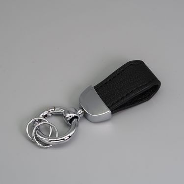 Short Lamb Pattern Keychain Electroplated Pearl Gold Trendy Car Keychain Cute Leather Rope Couple Pendant_autovado.com