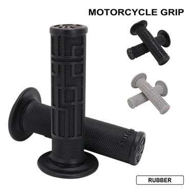 Rubber Grip Handlebar Cover For X/S Off-Road E-Bikes - Non-Slip, Shock-Absorbing, Comfortable Ride (Black/Gray, 12x5.3x5.3cm)_autovado.com