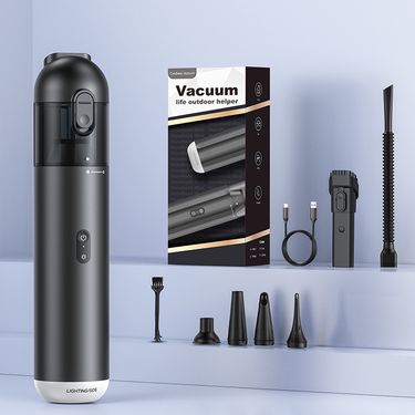 New P17 metal shell multifunctional car vacuum cleaner 10kPa outdoor suction blowing and charging integrated car vacuum cleaner_autovado.com