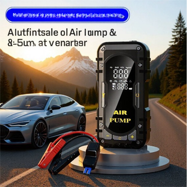 Car Emergency Jump Air Pump Integrated Multi-Function Portable Battery Ignition Starter Power Bank_autovado.com