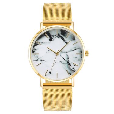 fashion marbling men's watch men's watch with mesh quartz watch men's watch_autovado.com