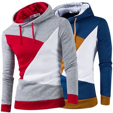 Men's Clothing supply pullover contrast color sweatshirt_autovado.com