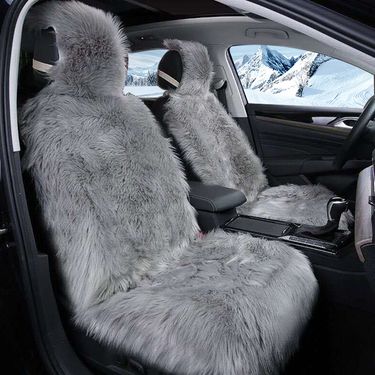 Plush Seat Cushion With Backrest Universal Seat Cushion Seat Cover_autovado.com