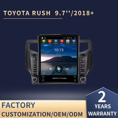 Suitable for Toyota Rush vertical screen navigation system 2018 Android smart large screen central control display integrated machine_autovado.com