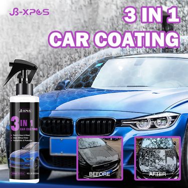 JB-XPCS-44 3-in-1 Car Agent Quick Paint Glass Hand Spray Wax Micro Coating Crystal_autovado.com