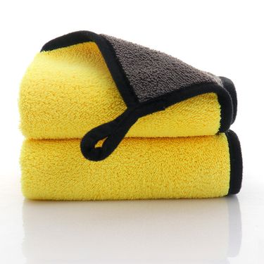 High Density Wash Coral Velvet Double-sided Thickened Car Towel, Household Glass Cleaning Towel Can Be Added_autovado.com