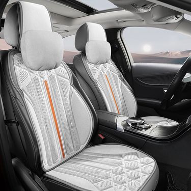 New Four Seasons universal car cushion car seat cover autumn and winter plush seat cushion suede saddle cushion breathable car cushion_autovado.com