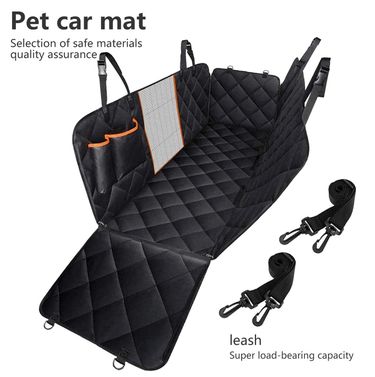 DPGKITS Washable Pet Mat Seat With Velcro For Truck 600D Oxford Cloth Car Accessories Capped Hammock Style Waterproof_autovado.com