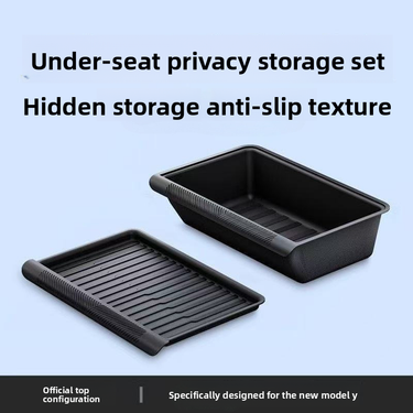Suitable For Tesla New Model Y Seat Organizer Modification Accessories Car Storage Box_autovado.com