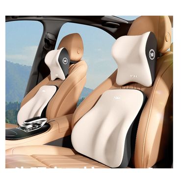 Car headrest, neck car seat pillow, memory cotton, high-end waist protection cushion, universal all year round_autovado.com