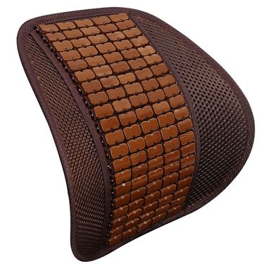 bamboo waist breathable mesh car waist pillow mahjong seat pillow home office seat cushion_autovado.com