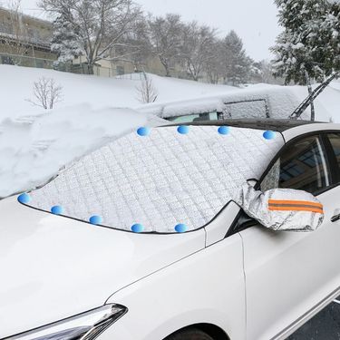 car snow shield upgrade nine magnetic car snow shield thick cotton winter antifreeze car cover_autovado.com
