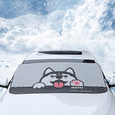 Car snow cover sun cover winter window cover anti frost antifreeze cover front windshield cover anti snow cloth_autovado.com