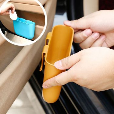 Creative Accessories Hanging Can Interior Storage Box Multifunctional Car Trash Bag Holder_autovado.com