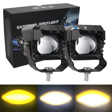 Motorcycle LED Electric Vehicle Lights, Battery External Spotlights, Dual Light Modified Lights_autovado.com