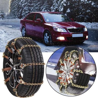 Tire Automotive Anti-skid Universal Iron Winter Tires, Snow Chains, Thick Manganese Steel Chains_autovado.com